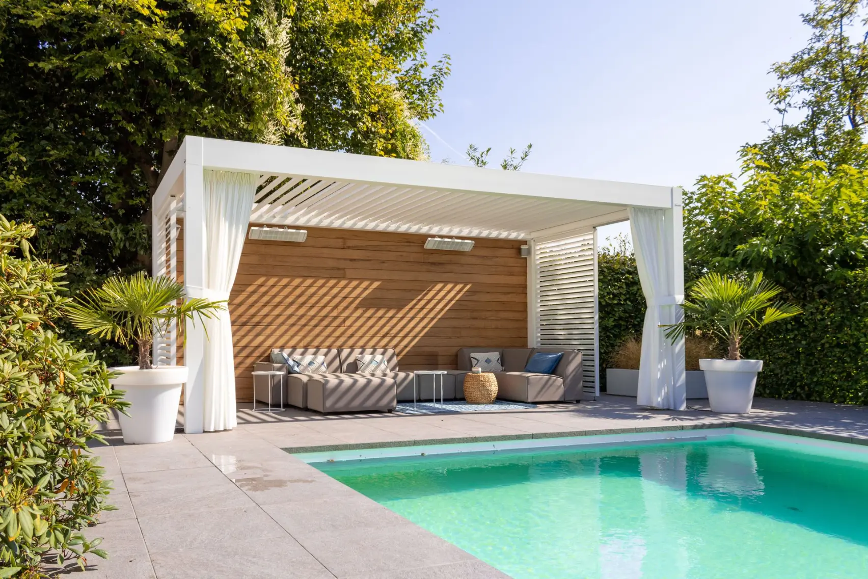 Lamellen terrasoverkapping