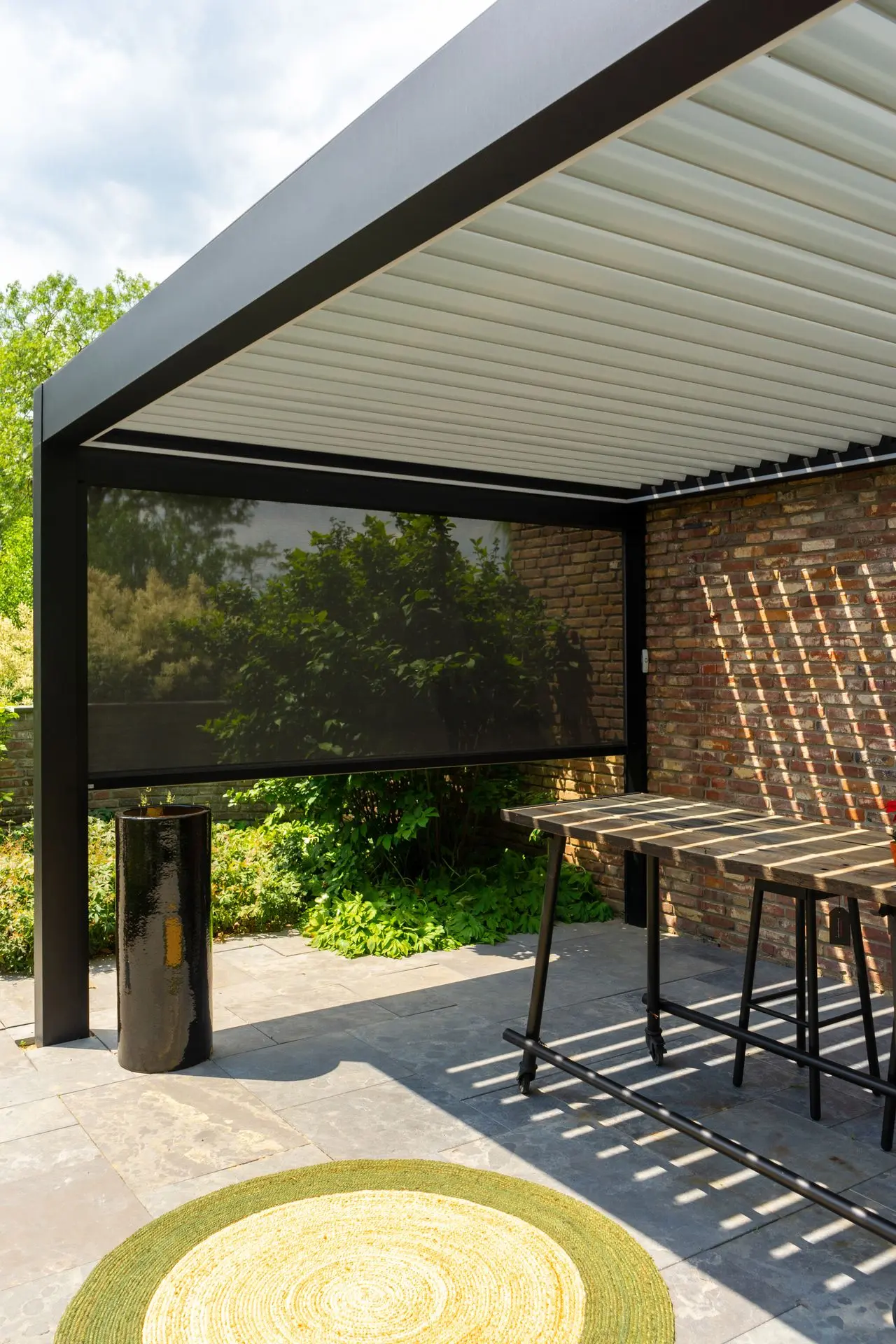 Lamellen terrasoverkapping