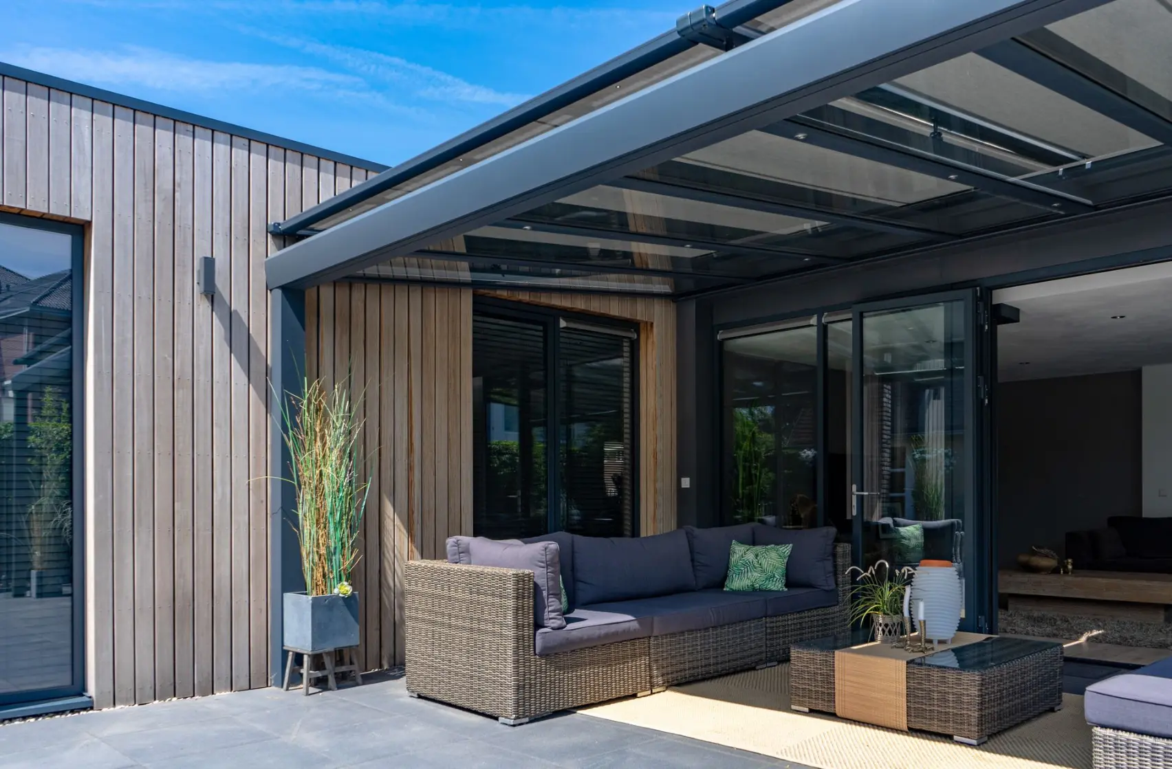 Zonwering overkapping