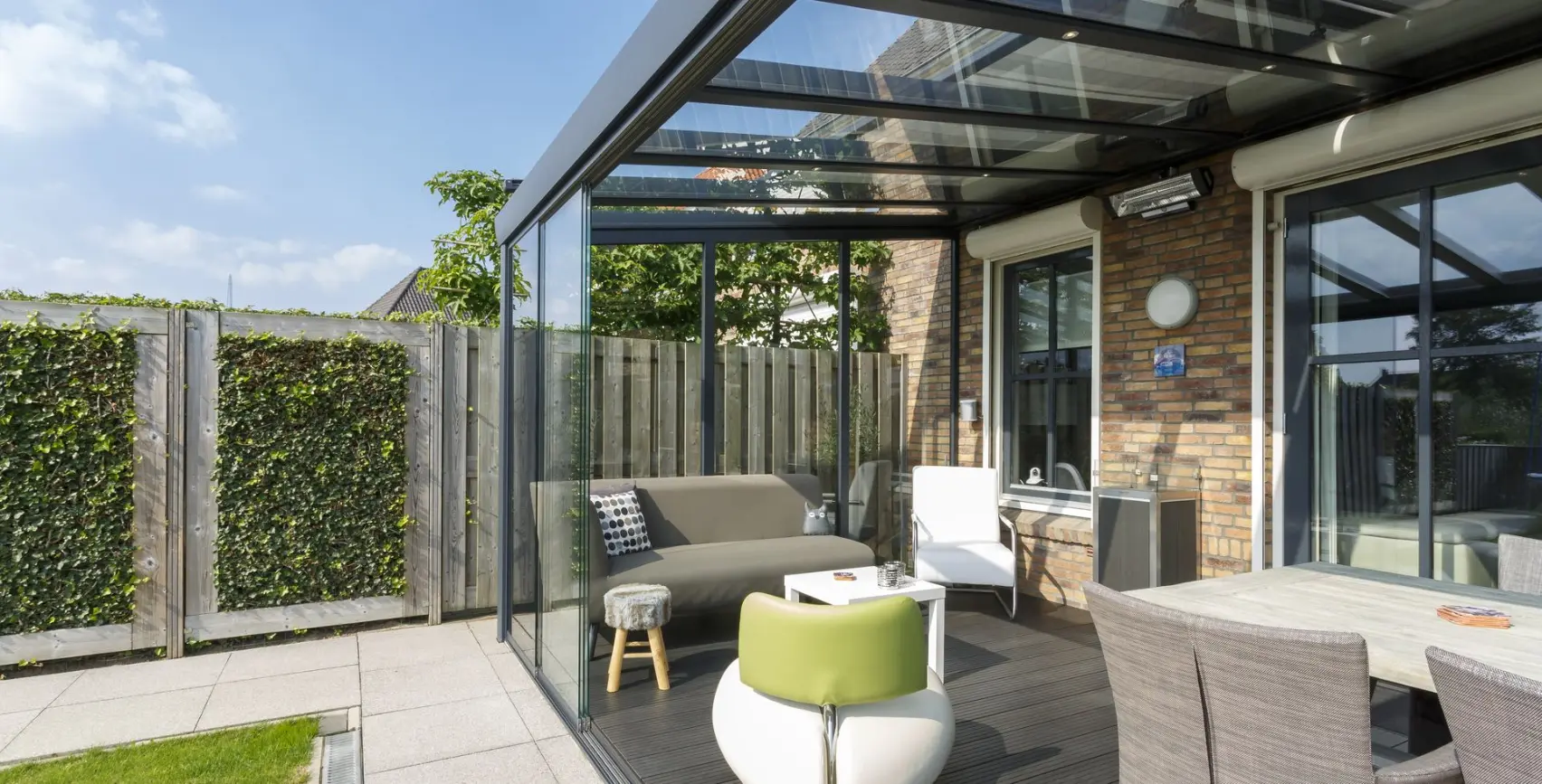 Zonwering overkapping