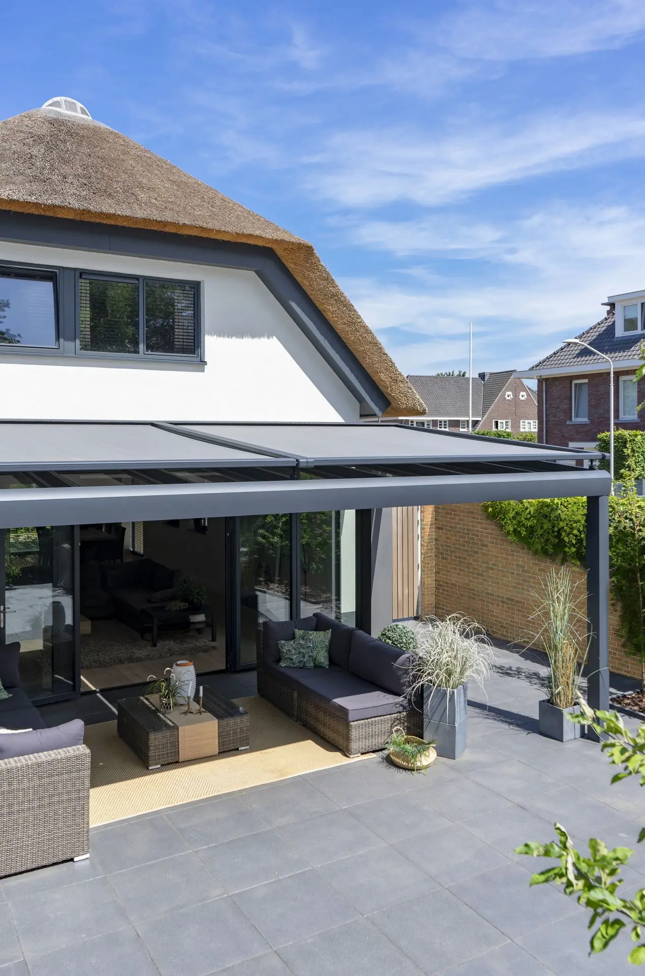 Zonwering overkapping