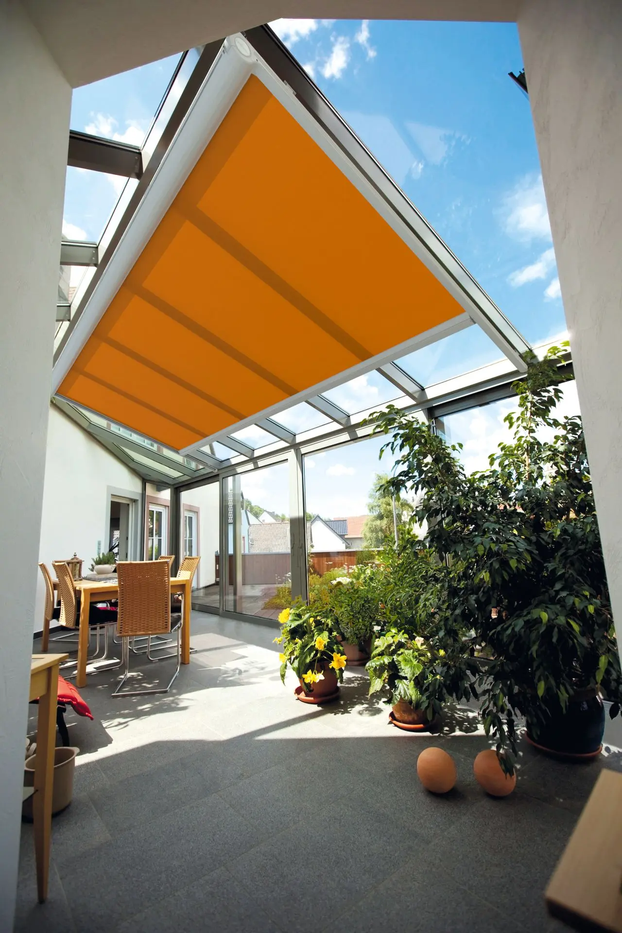 Zonwering overkapping