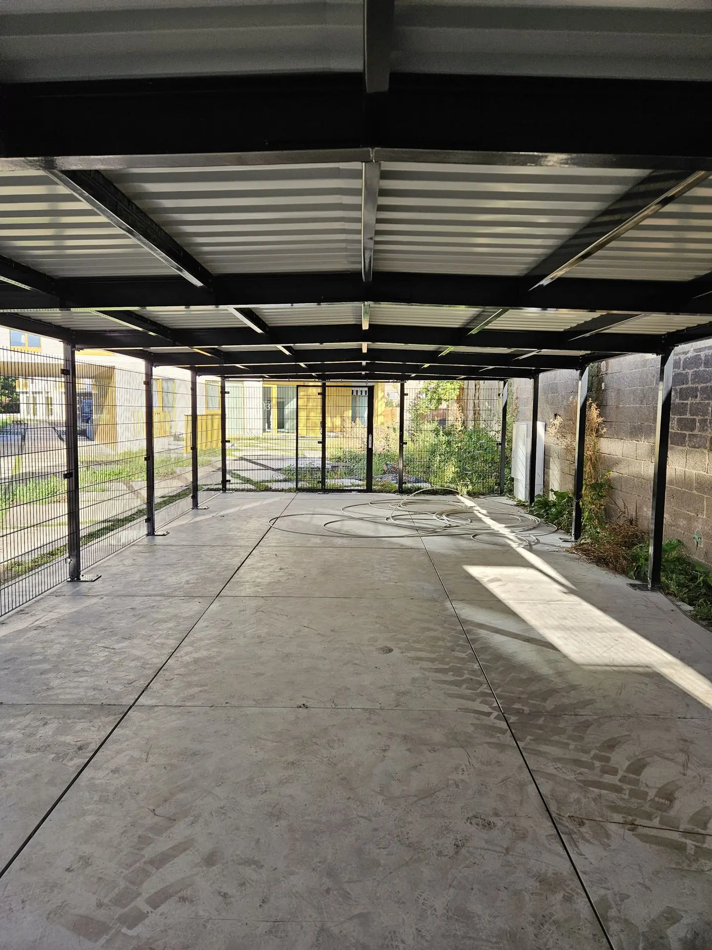 Groendak fietenstalling