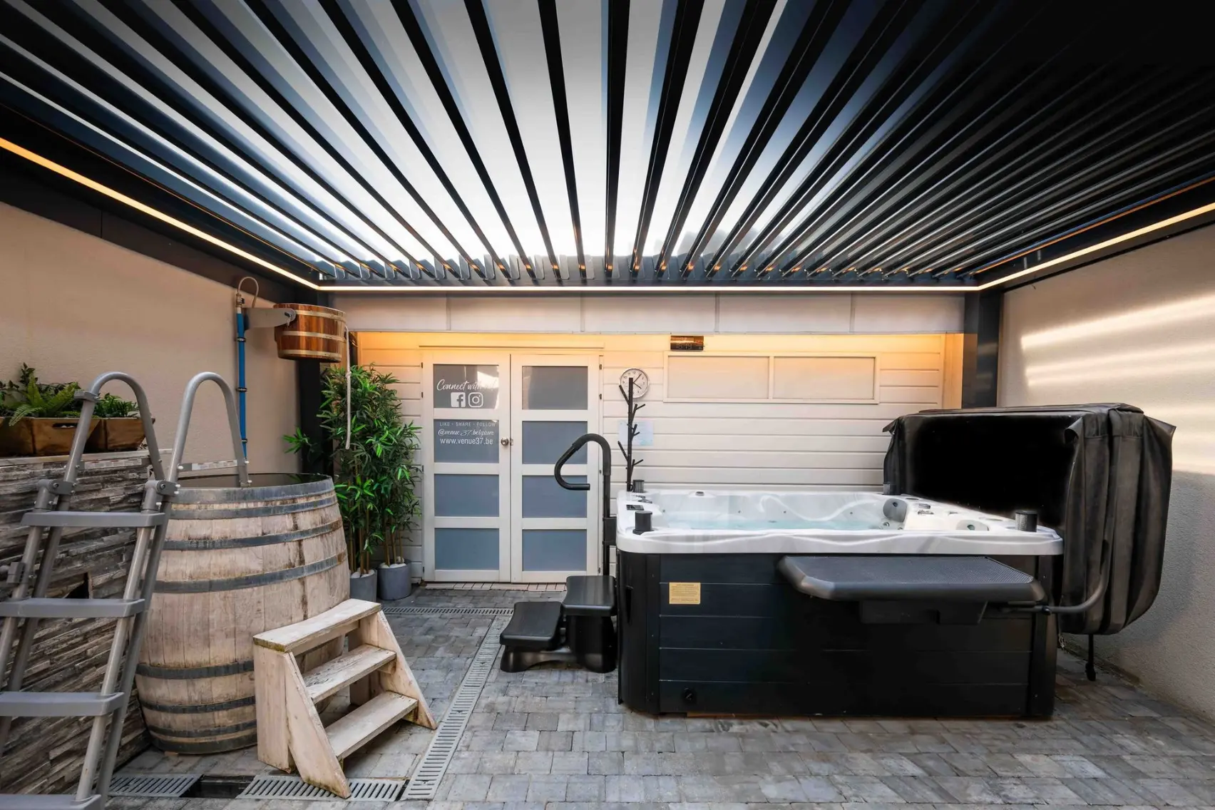 Lamellen overkapping