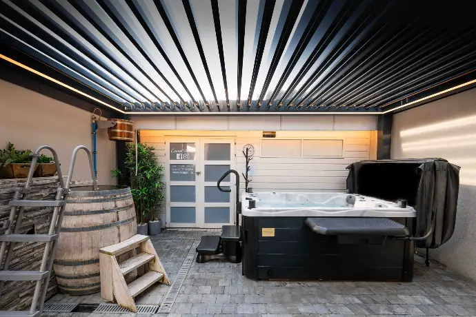 lamellen overkapping